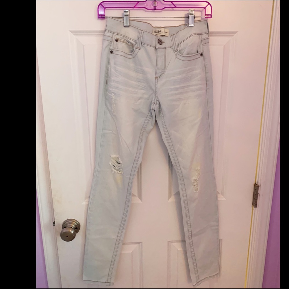 light denim jeans